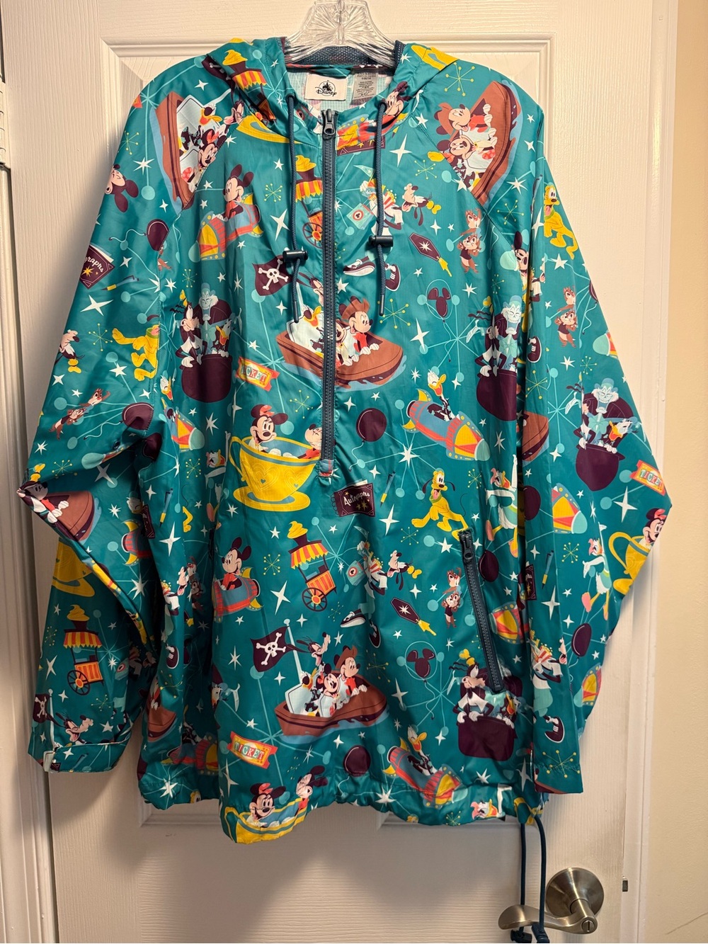 Disney Parks Pullover Rain Coat Size XL